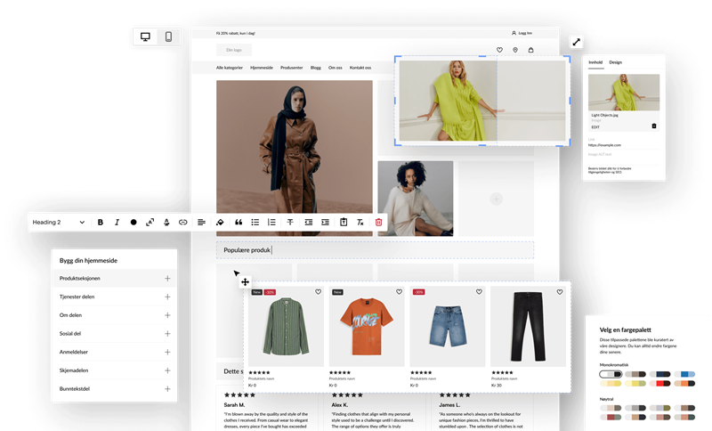 Digitroll kan levere nettsider bygget på Shopify
