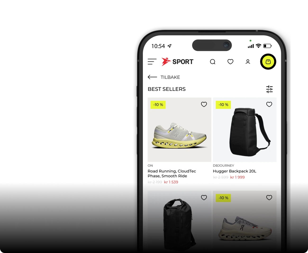Illustrasjon av B2C-nettbutikk for netthandel mot forbrukere