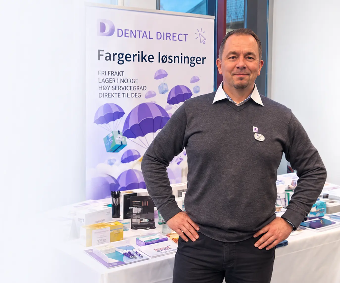 Dental Direct på tannmesse.